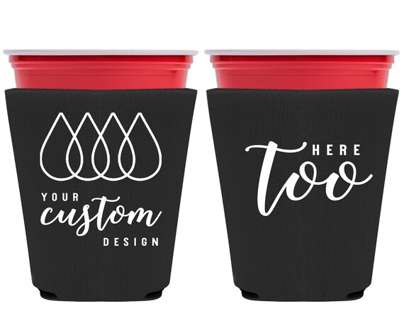 custom solo cup koozie
