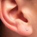 see more listings in the Tiny Stud Earrings section