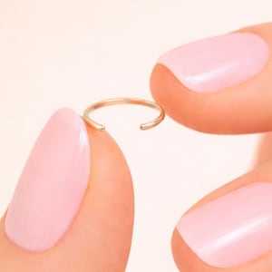 Dainty Minimalist Ear Cuff, 14K Gold Filled Ear Cuff, Thin Gold No Piercing Ear Cuff, Faux Cartilage Helix Ear Cuff Jewelry