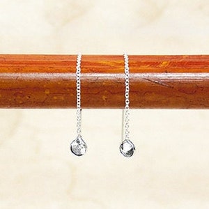 Silver Theader Earrings, Dangle Earring, Silver Threaders, Threader Earrings, Minimalist Earrings, Threaders