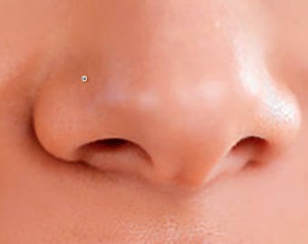 Teeny Tiny 1mm CZ Sterling Silver Nose Stud, Nose Ring, Silver Nose Stud, Sterling Nose Stud, 1mm Nose Stud, Tiny Nose Ring, Nose Stud, SN1
