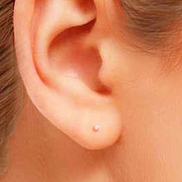 Tiny Opal Stud Earrings, Small Opal Stud Earrings, Tiny Stud Earrings, Small Stud Earrings, Tiny Earrings, Tiny Studs, Stud Earrings, SE6