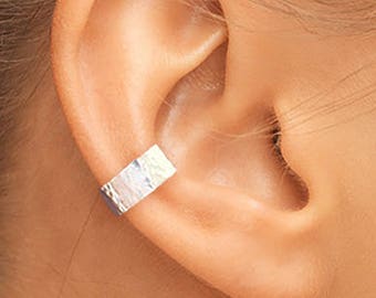 Silver Ear Cuff, Small Ear Cuff, Ear Cuff, Sterling Ear Cuff, Silver Cuff, Band Ear Cuff, Plain Ear Cuff, Thin Ear Cuff, Ear Cuff, SGC4