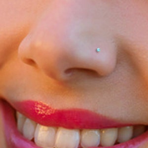 Super small nose ring top