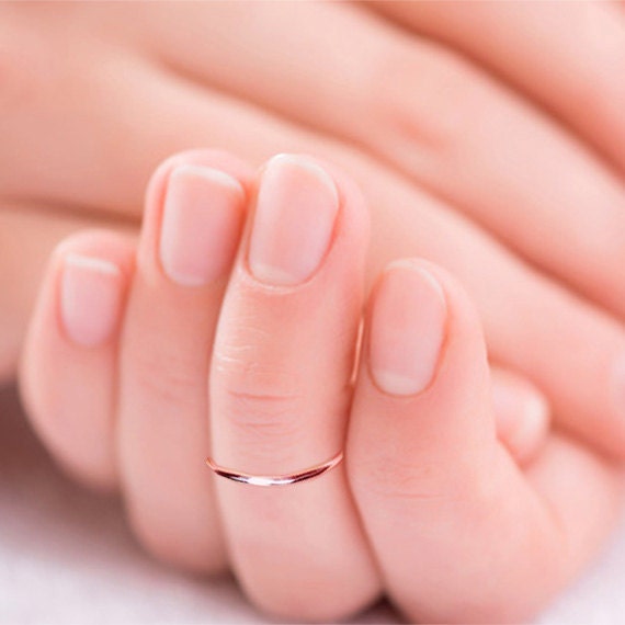 real gold midi rings