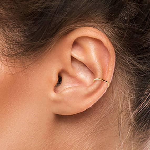 Small gold on sale ear cuff