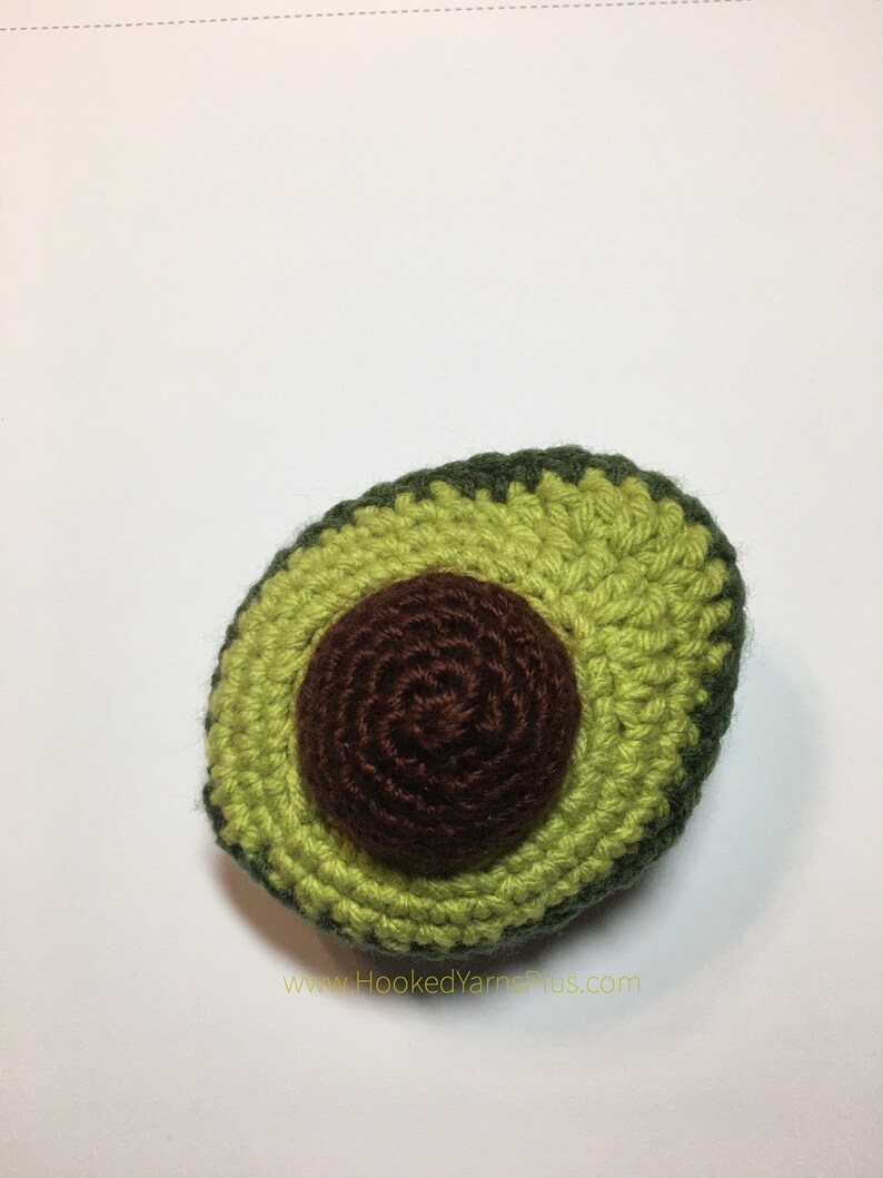 Avocado Amigurumi Photo Prop Avocado Plush Crochet Toy Avocado Kawaii