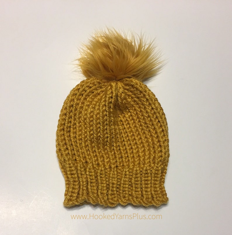 womens mustard hat