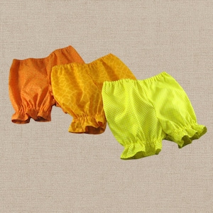 Baby Girl Ruffled Bloomers | Fall Diaper Cover Shorts | Infant Girl Summer Bottoms | Baby Girl Essentials Gift | Baby Girl Basics