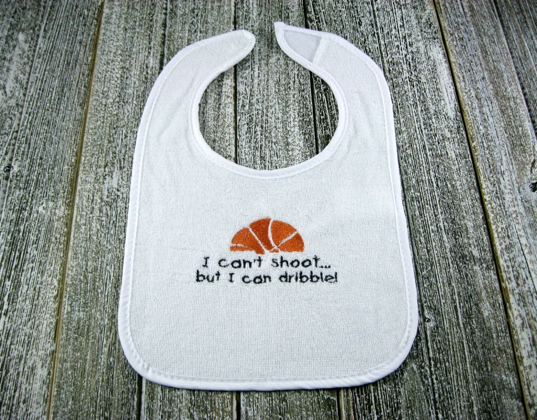 Baby Basketball Baby Bib Custom Basketball Baby Boy Basketball Baby