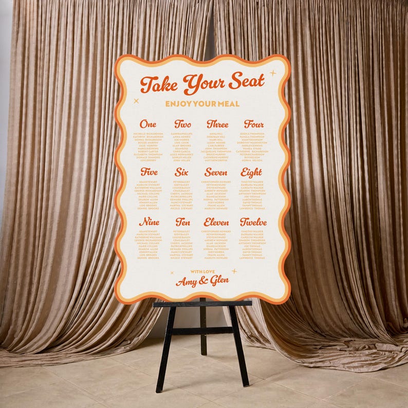 70's seat plan