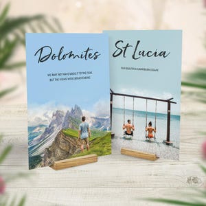 Photo Table Names, Travel Theme Wedding Decor afbeelding 4