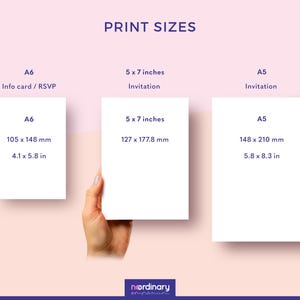 a hand holding a piece of paper with measurements