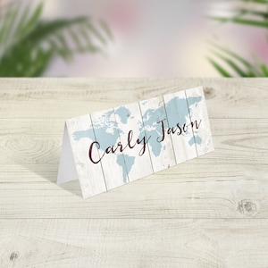 Rustic Wedding Place Cards Guest Names Table Decor Wood Etsy