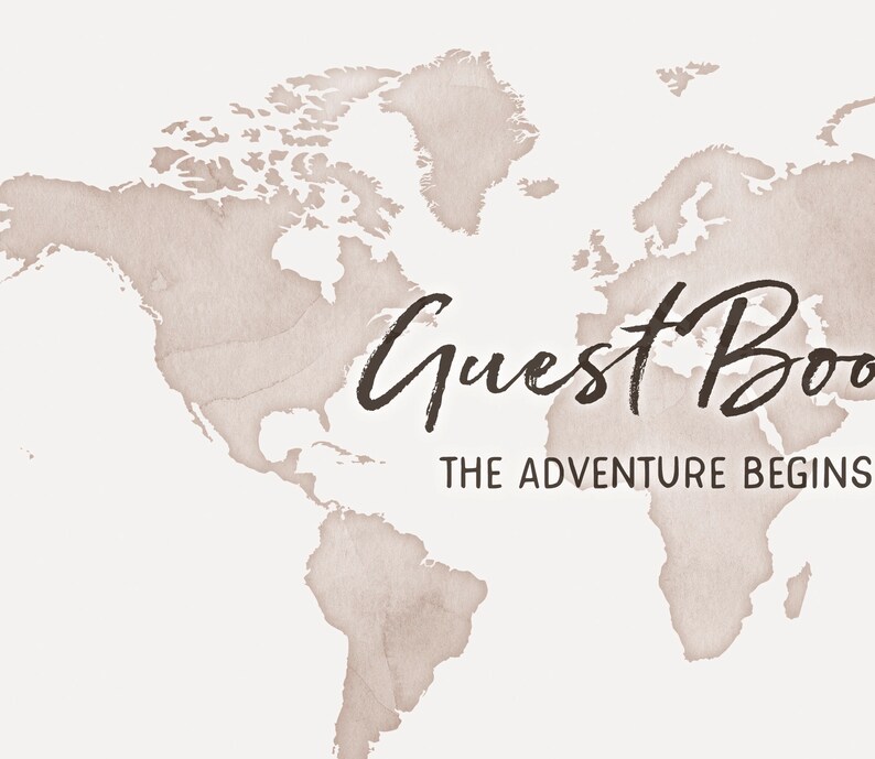 Guest Book Travel Travel Theme Wedding Guestbook Etsy UK