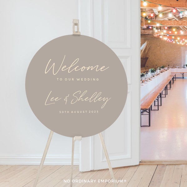 Round Foam Board Sign Etsy