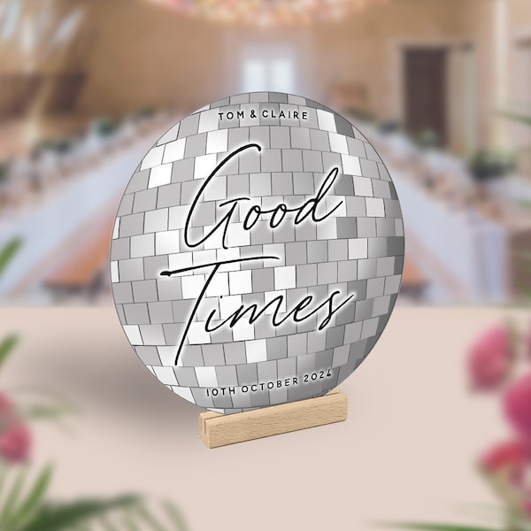 Disco Table Cards, Retro Wedding Table Names, Groovy Table Signs, Round Table Cards, Songs Artist Rock Table Numbers, Unique Wedding Decor