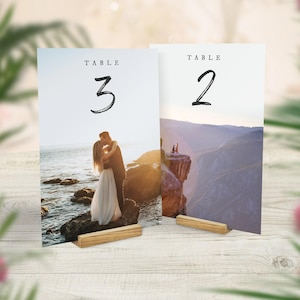 Wedding Photo Table Numbers, Travel Theme Decor, Picture Cards, Custom Table Names, Travel Centrepiece, Location, Destination Table Names