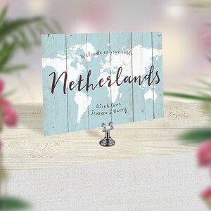 Wedding Table Numbers, Travel Theme Wedding, World Map Table Numbers, Rustic Wedding Decor, Boho Table Cards, Vintage Map Wedding Stationery image 2