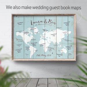 Wedding Seating Chart, Table Plan, Rustic Wood Theme, Travel Theme Wedding, Best Selling Stationery, No Ordinary Emporium, Graphic Designer imagen 2