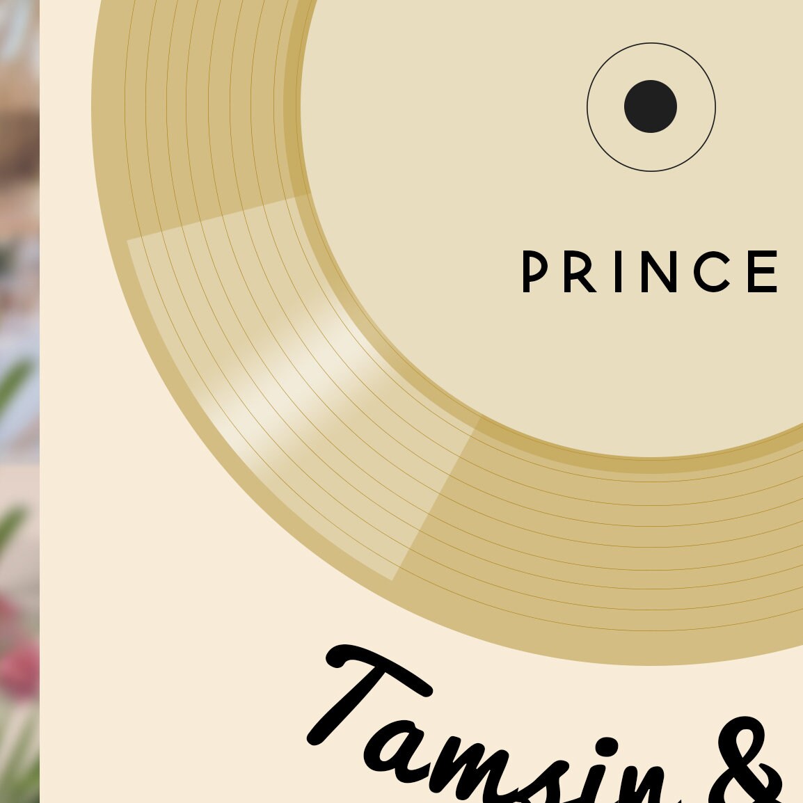 Album Table Numbers Music Theme Table Numbers, Vinyl-style Record Wedding Table Numbers ...