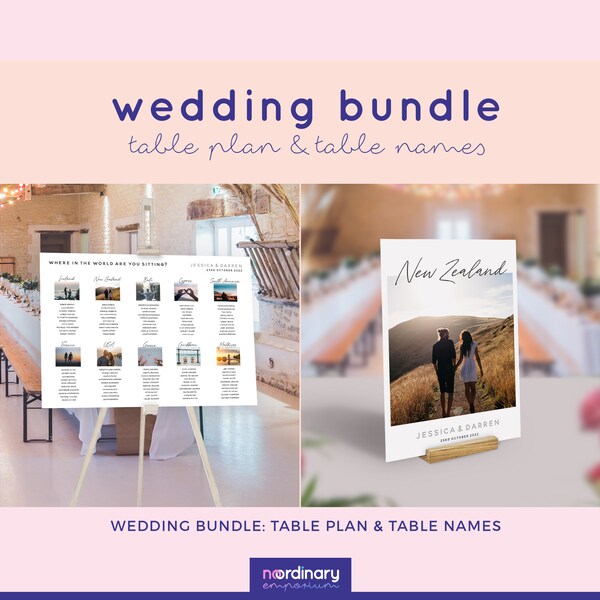 Table Plan Name Cards - Etsy