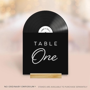 Music Record Wedding Table Numbers, Vinyl Record Wedding Table Signs, Music Album Table Names, Disco Themed Wedding, Rock n Roll Wedding
