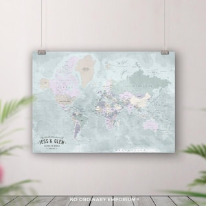 Places we've been pin map, World map pin board, Map of the world, Push pin map vintage look, Travel map push pin, Wedding Gift Travel Couple