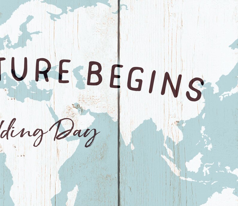 Wedding Guest Book Travel Theme Wedding Blue Guestbook Etsy UK