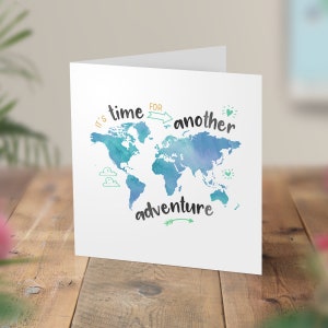 Carte de voyage surprise, carte à gratter pour les fêtes, faire-part de voyage, option à gratter, vacances surprise, anniversaire de mariage, week-end