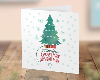 Christmas holiday reveal, Surprise trip card, Festive Adventure, Reveal scratch card, We're going to, Weekend away, Vacation