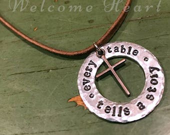 Every Table Tells a Story Necklace