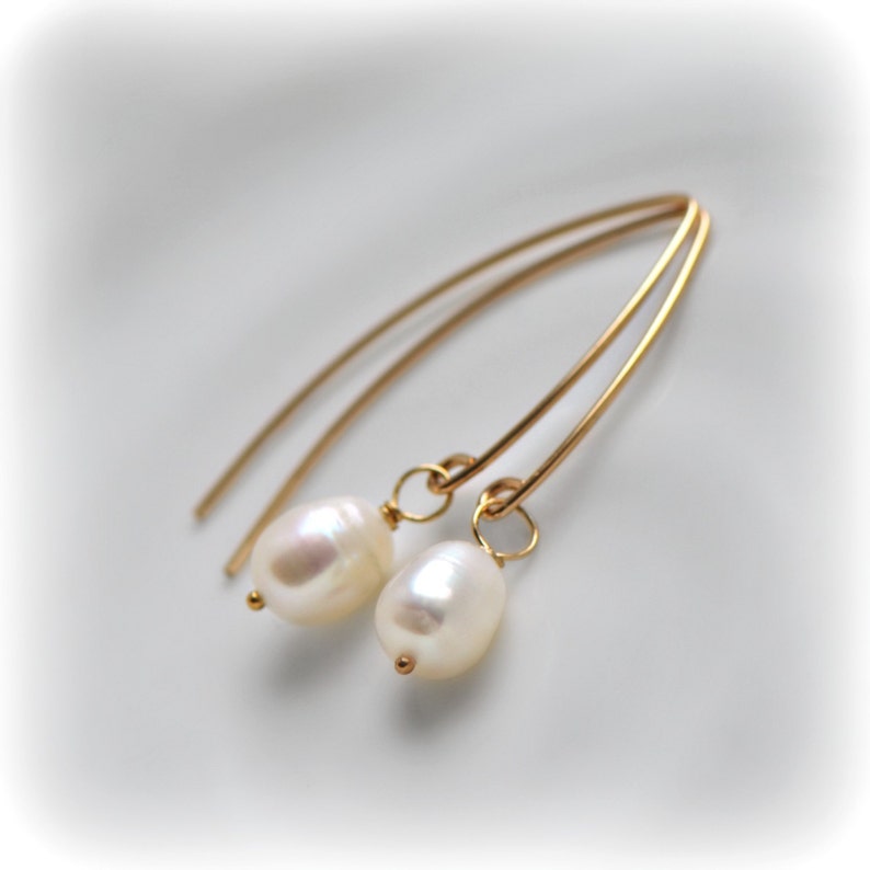 Bridesmaid Earrings Pearl Earrings Elegant Bridesmaid | Etsy