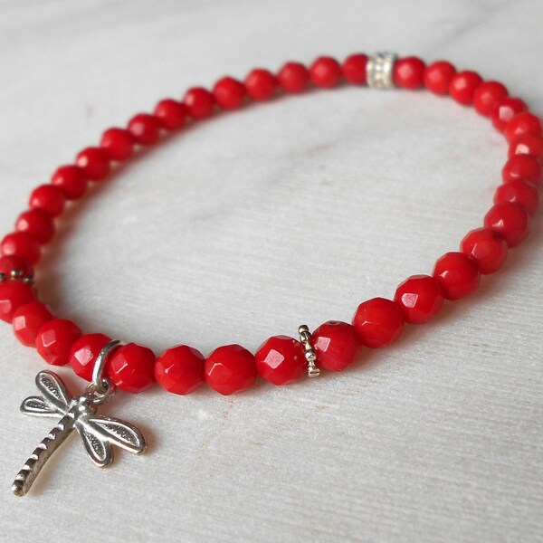 Dragonfly Beaded Bracelet Etsy