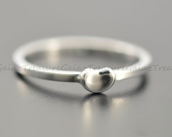Baby bean ring, Jellybean miscarriage ring, Memorial keepsake, Angel Memorial Ring, Tiny Bean ring, Little Loss ring, Memorial piece jewelry