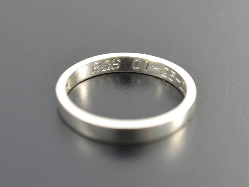 Personalized Engraving Custom Engraving Promise Ring Etsy Canada
