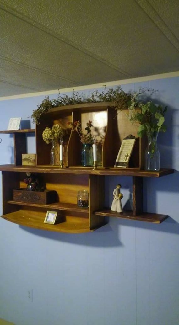 Custom Wall Shelving Made From Repurposed Dresser Drawers Etsy