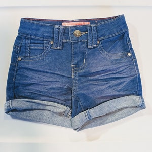 Pantalones cortos índigo con puños azules // artículo personalizado