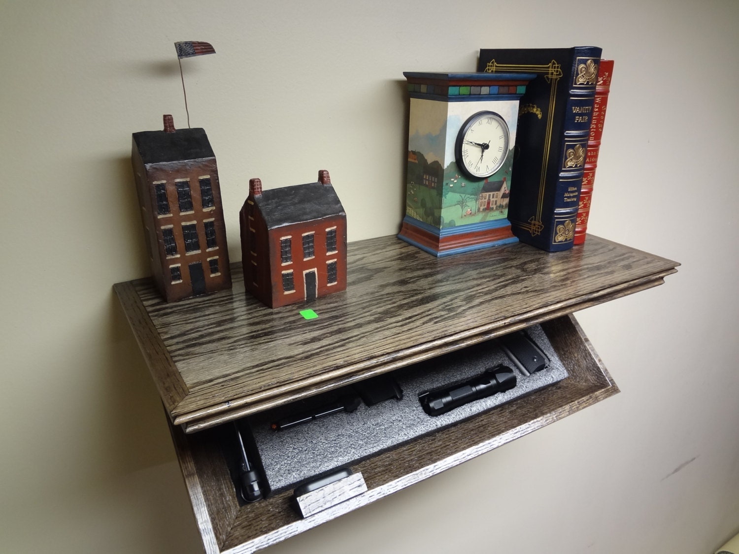 RFID Electronic Lock 23 Concealment Shelf for Gun Etsy