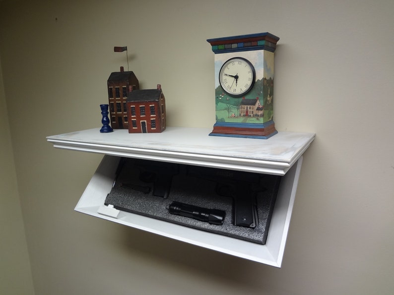 23 Concealment Shelf for Gun Storage with Lock Etsy