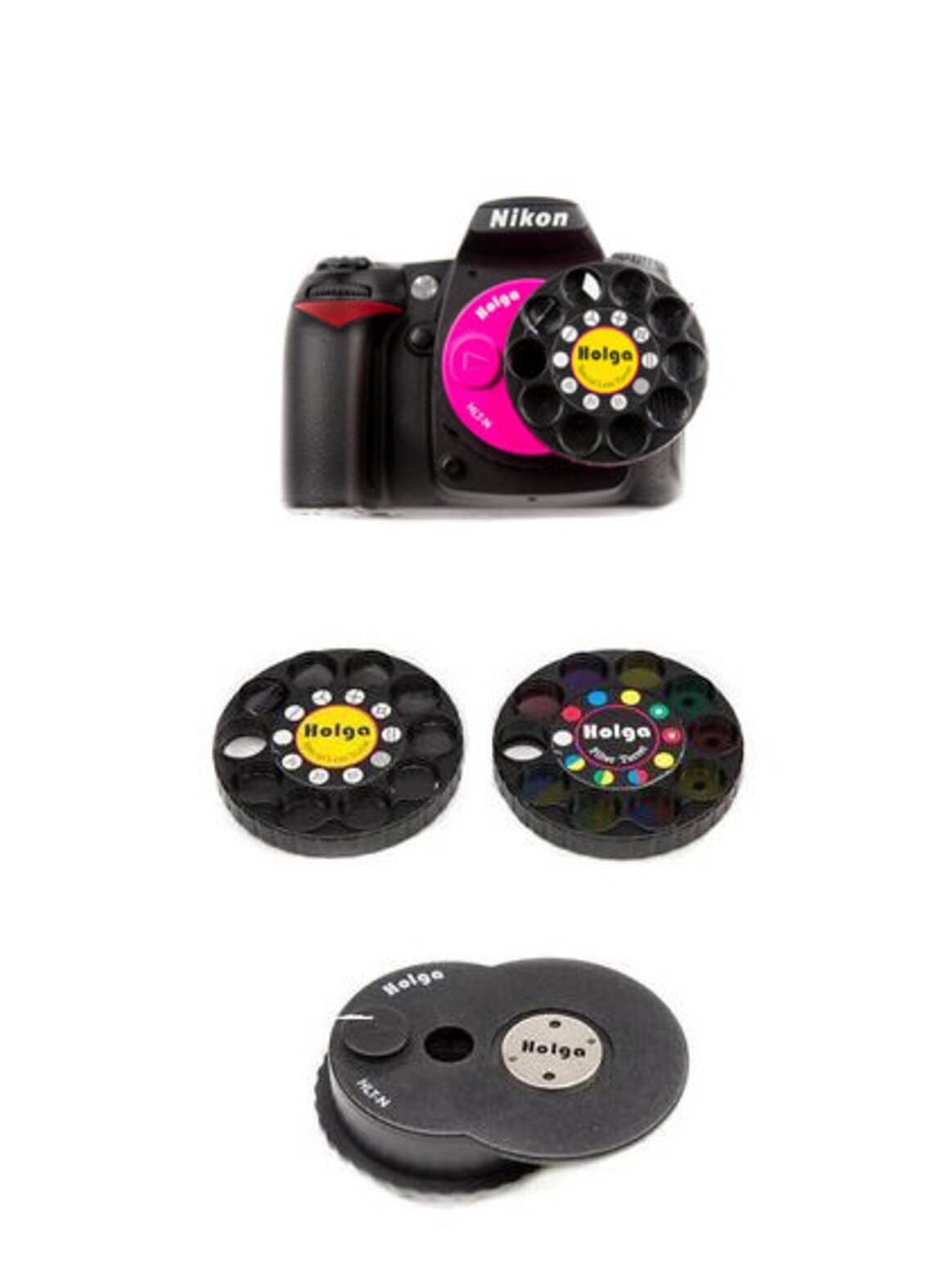 Holga HLTN Special Effect Lens & Filter Turret Nikon Digital Etsy