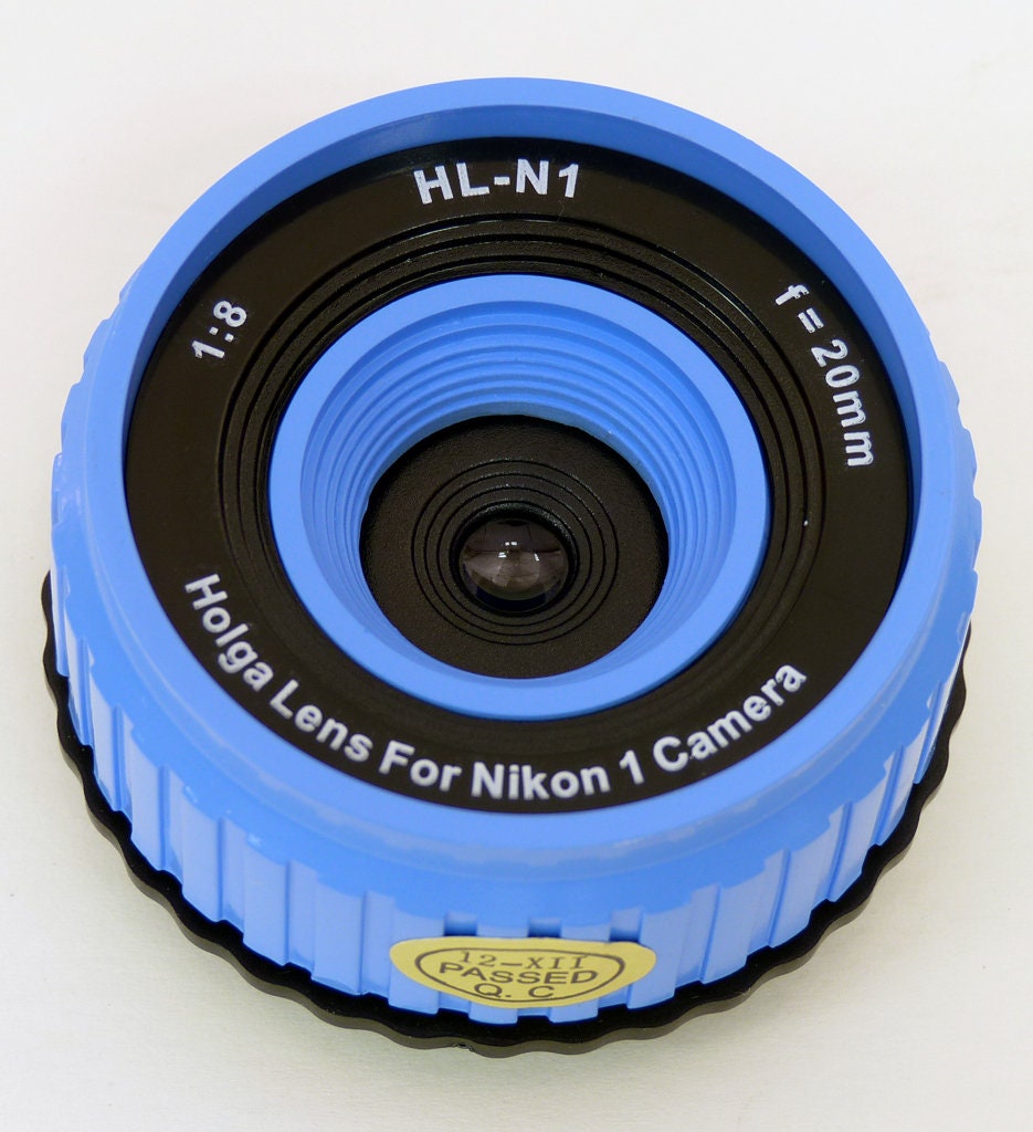 Holga lens HLN1 Blue for Nikon 1 Series Digital Cameras Etsy