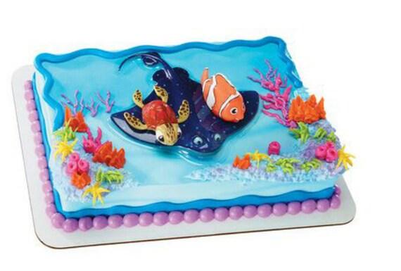 Finding Dory Nemo Cake Topper Decoset Figurine Set Decoration Etsy