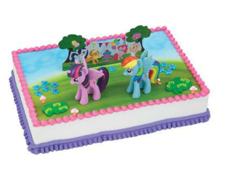 My Little Pony Party cake decoration Decoset cake topper set toy favor