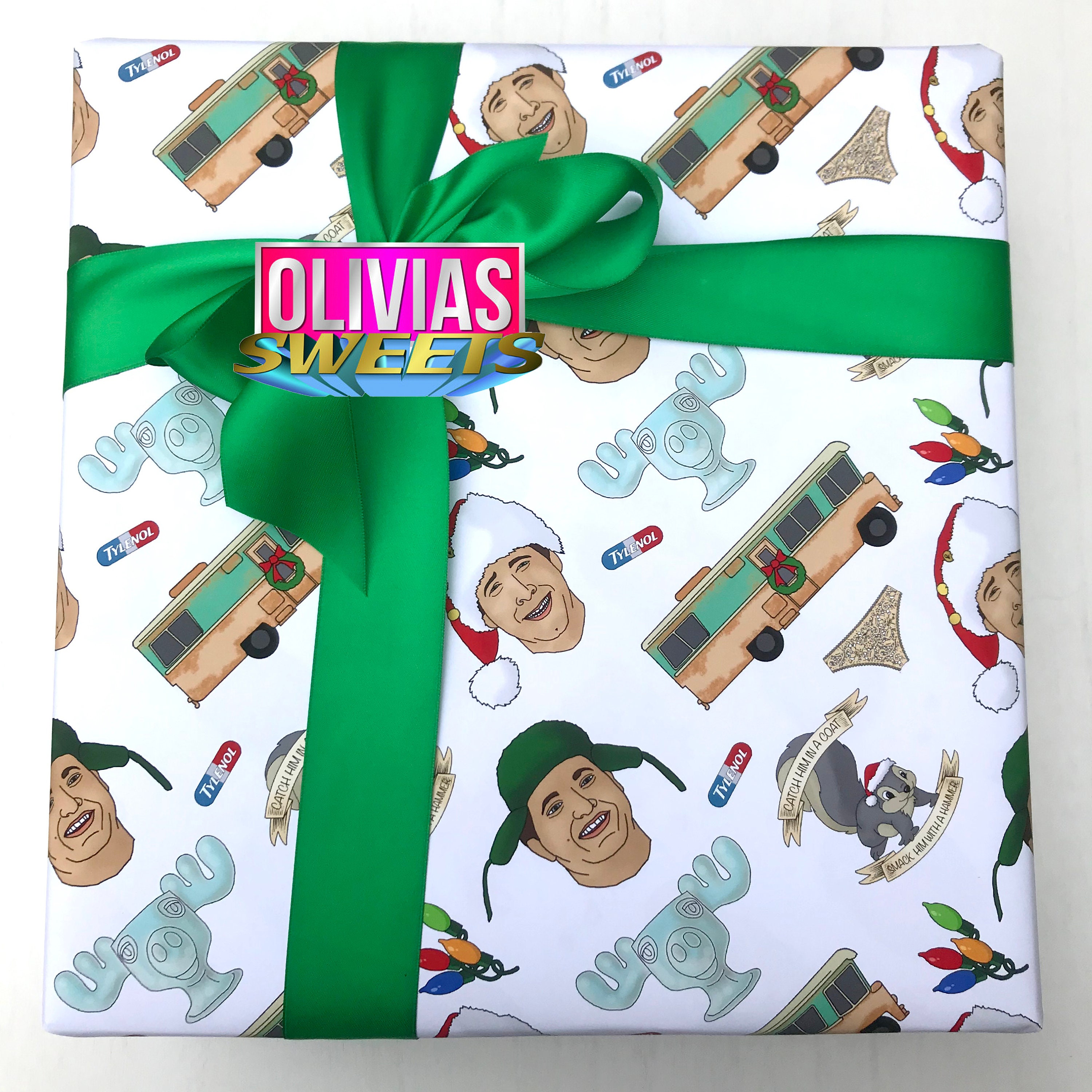 PSYCH WRAPPING PAPER Classic Tv Inspired Thick Wrapping Gift Wrap Sheets  Christmas Birthday 19x27 Shawn Spencer Burton Guster 