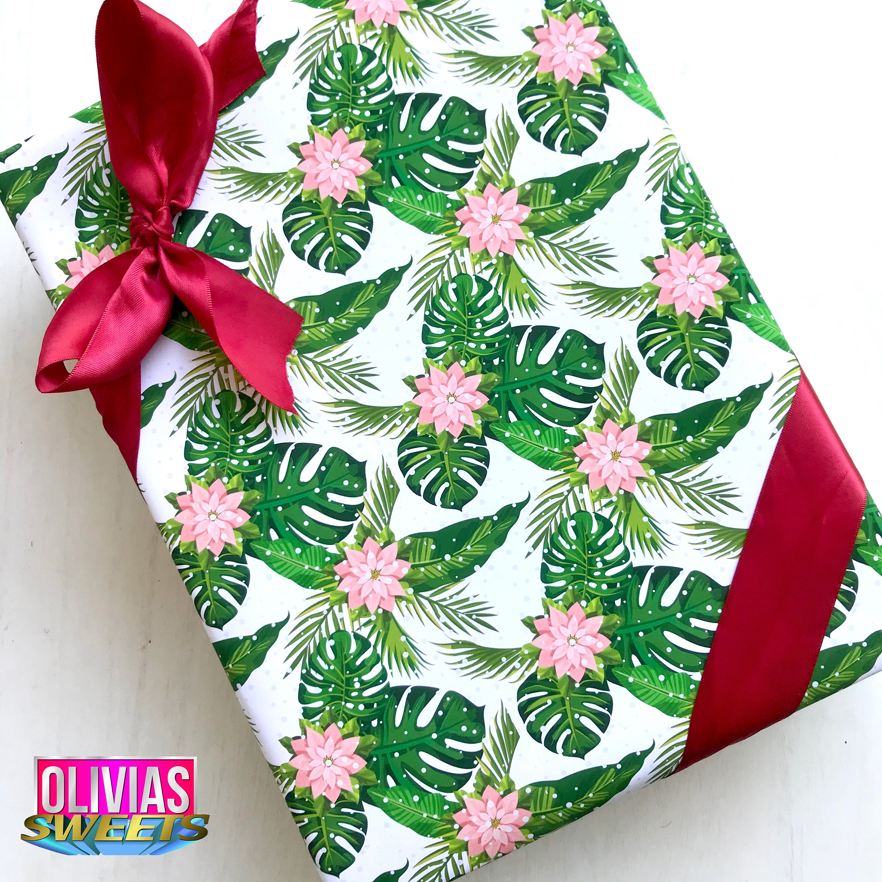 Gift Wrap - Palm Trees - Wrapping Paper - Tropical - Present Wrap -  Recyclable - Quality Gift Wrap