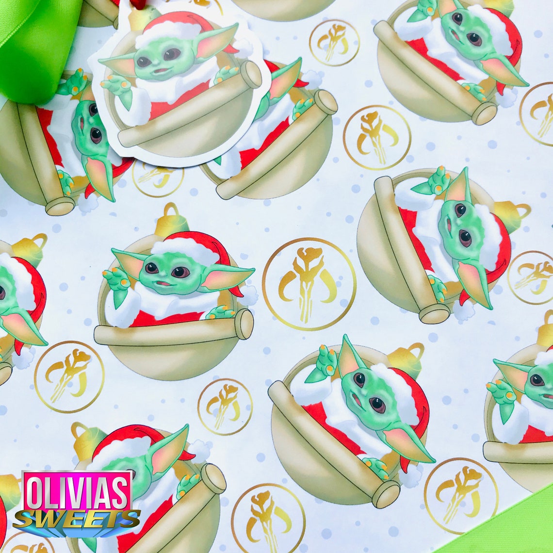 BABY YODA gift tags Wrap Christmas Movie Inspired Wrapping Etsy