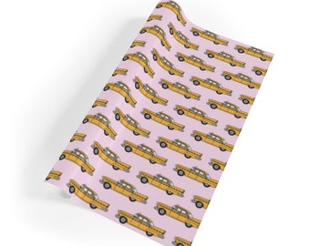 New York Taxi Wrapping Paper Rolls - 28"x79"