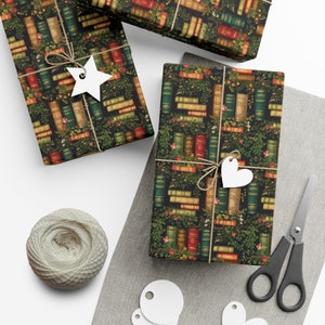 Mid Summer Night's Dream Themed Christmas Gift Wrap Sheets | Holiday Wrapping Paper