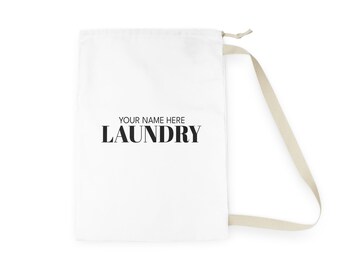 Personalized Laundry Bag Unisex Customize it with Your Name